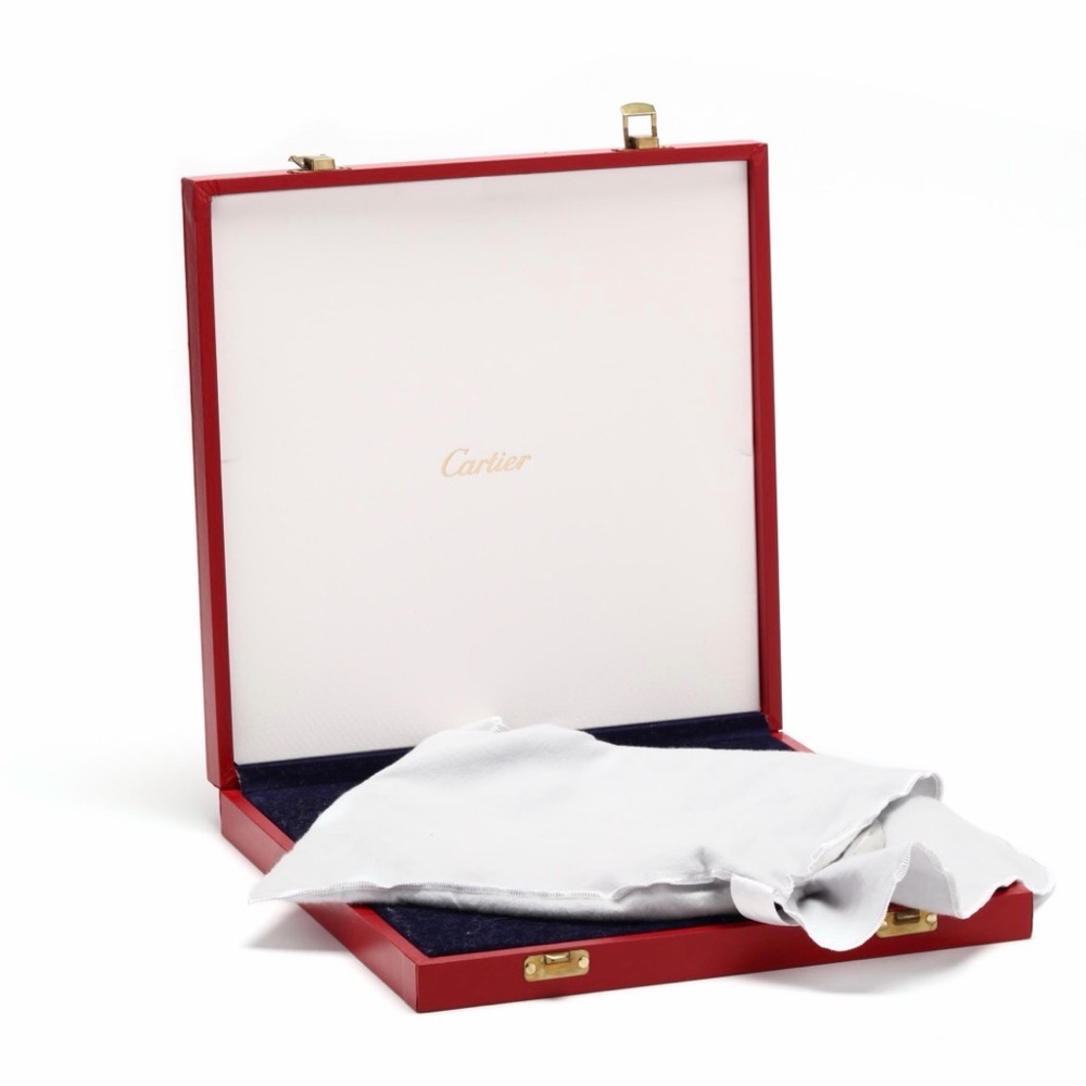 vintage Cartier serving tray in its original presentation box.